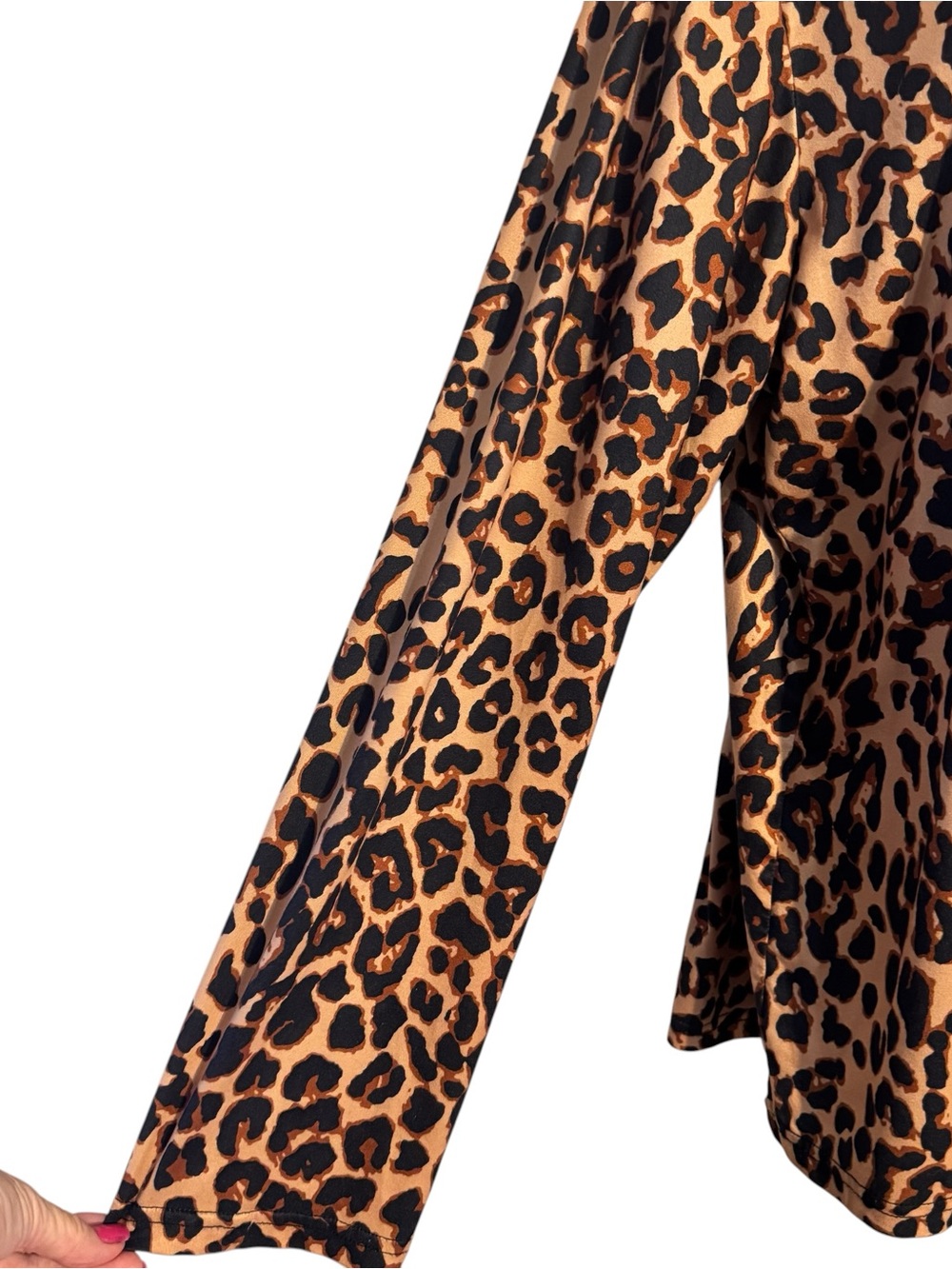FALL!! Leopard Print Long Sleeve Top - PLUS: 2X #9 - Picture 3 of 8